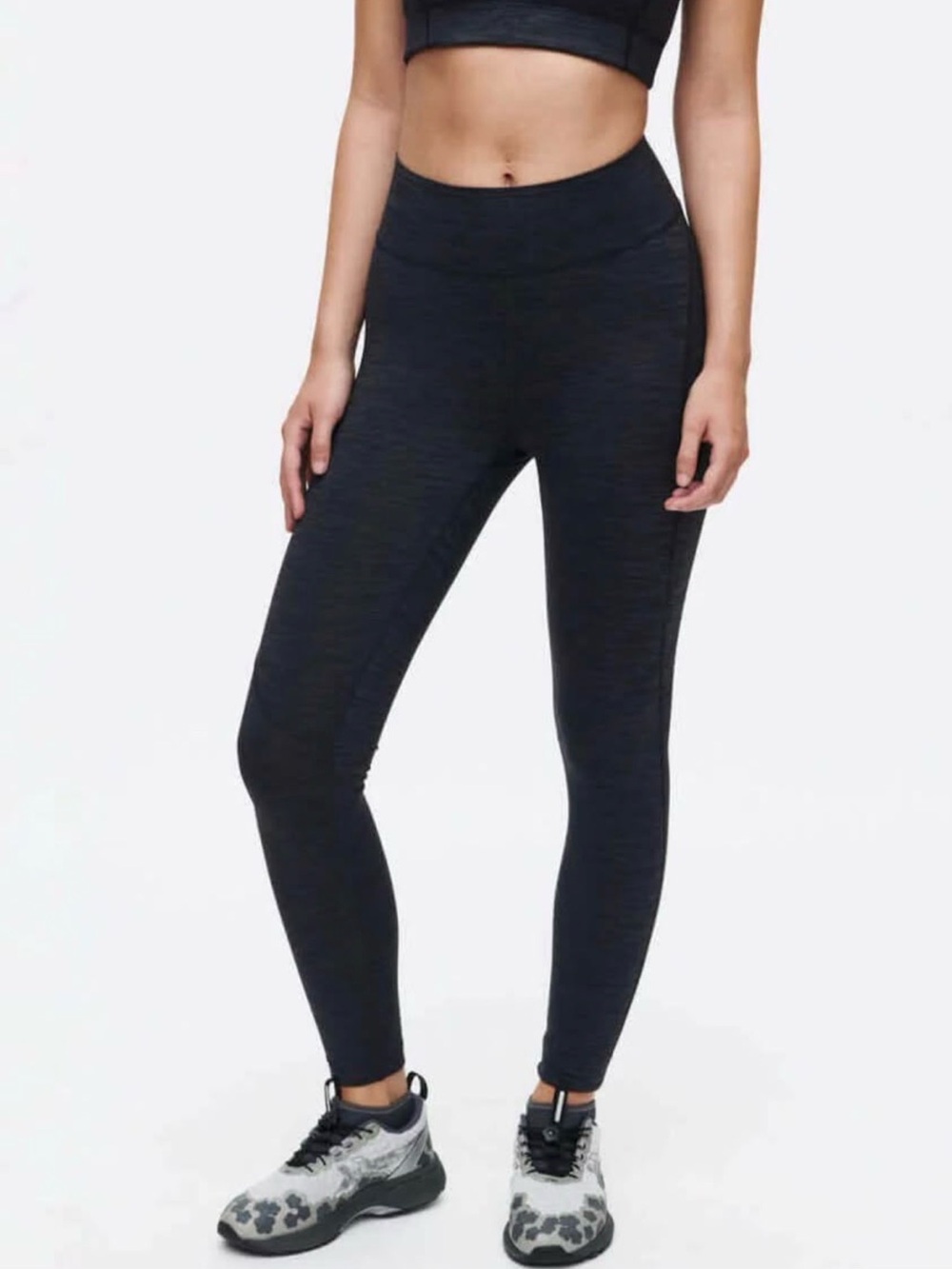 Outdoor Voices Black High-Rise Performance Leggings